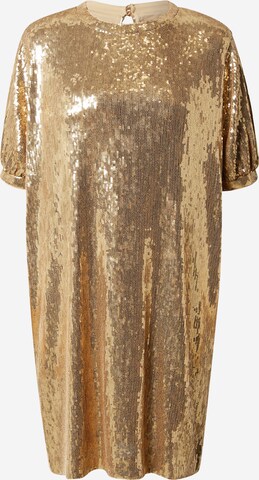 BOSS Aftonklänning 'Esilca' i guld: framsida