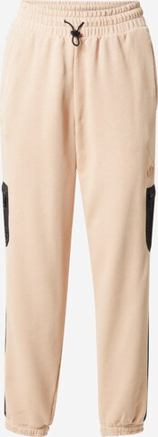 ADIDAS ORIGINALS Tapered Broek in Beige: voorkant