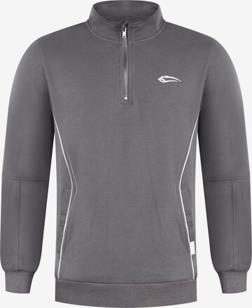 Smilodox Sweatshirt 'Jones' in Grey: front