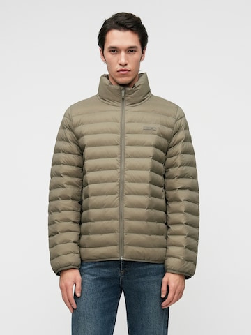 Veste mi-saison Calvin Klein en gris : devant