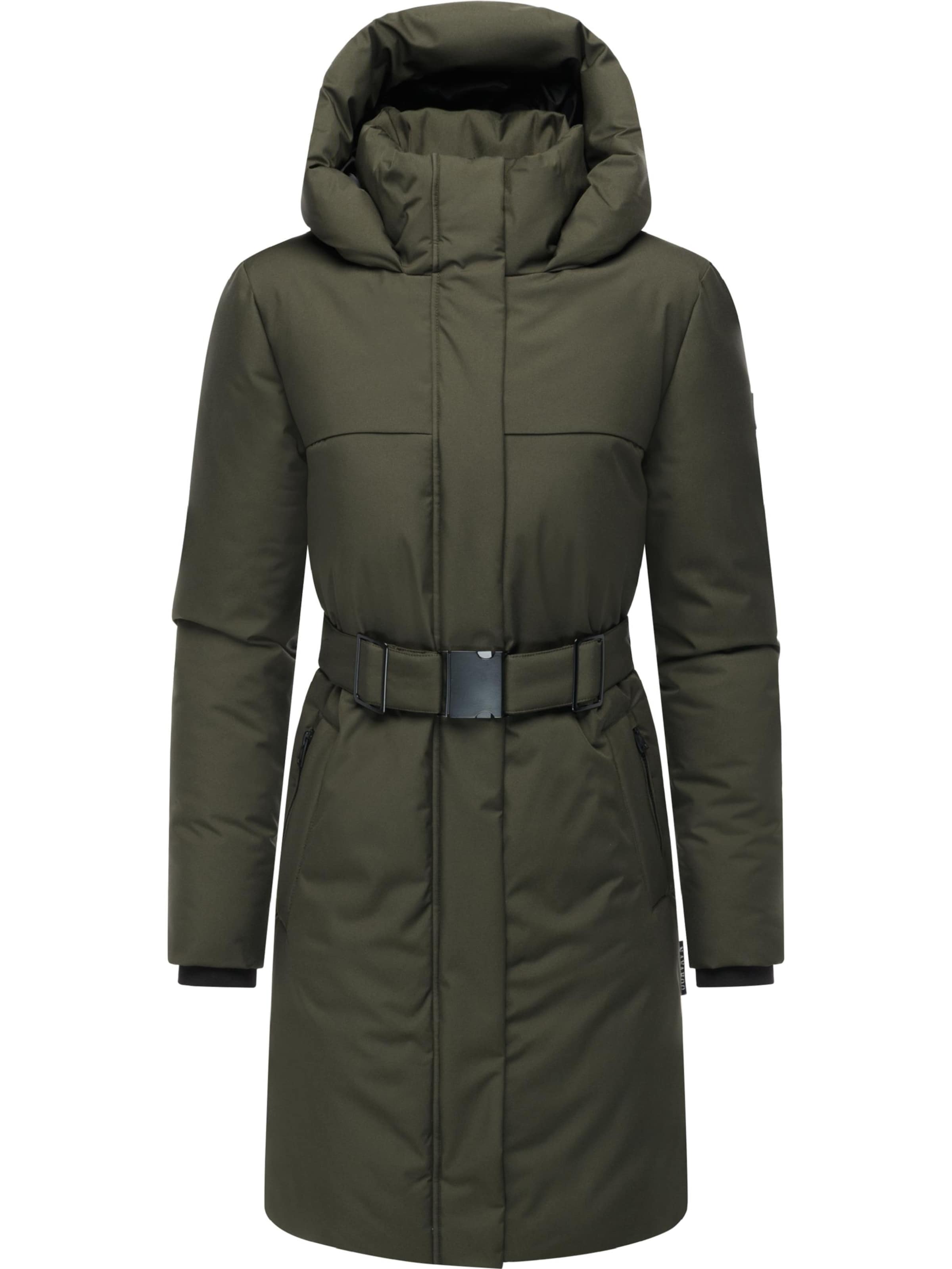 NAVAHOO Winter Coat 'Gipfelspass XIV' in Green: front