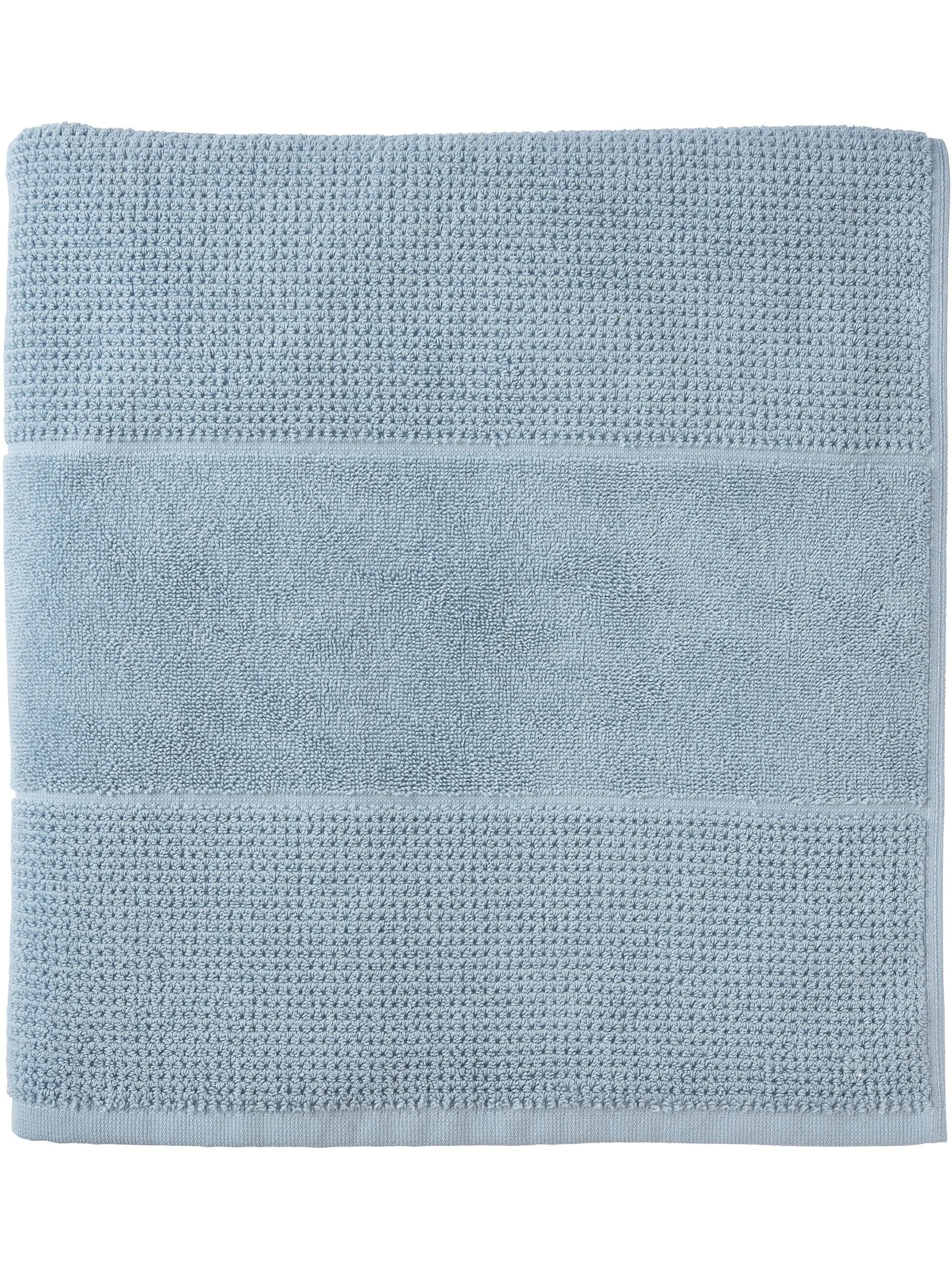 SCHIESSER Handtuch 'Saunatuch Turin'‌‌‌ in Blau: Vorderseite