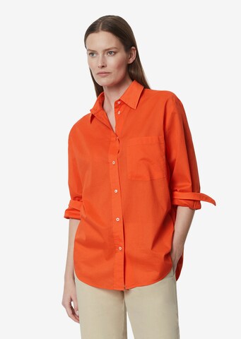 Marc O'Polo Blouse in Oranje: voorkant