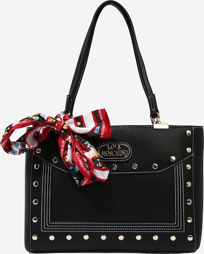 Love Moschino Дамска чанта в злато / червено / черно / бяло, Преглед на продукта