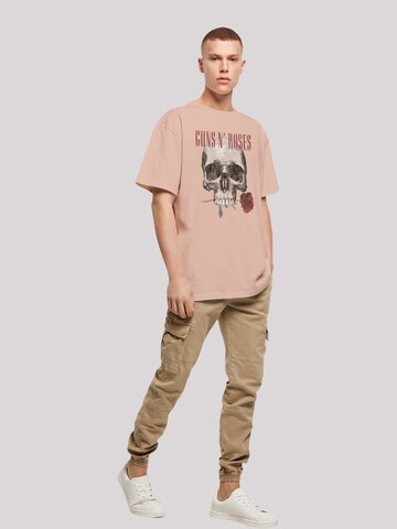 F4NT4STIC T-Shirt 'Guns 'n' Roses' in Beige