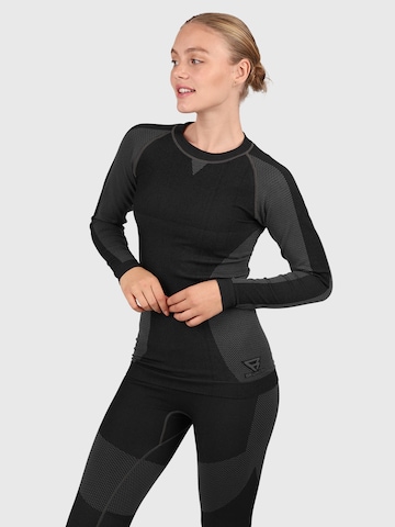 BRUNOTTI Thermounterhemd in Schwarz