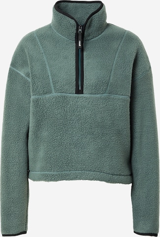 Casall Athletic Sweater in Green: front