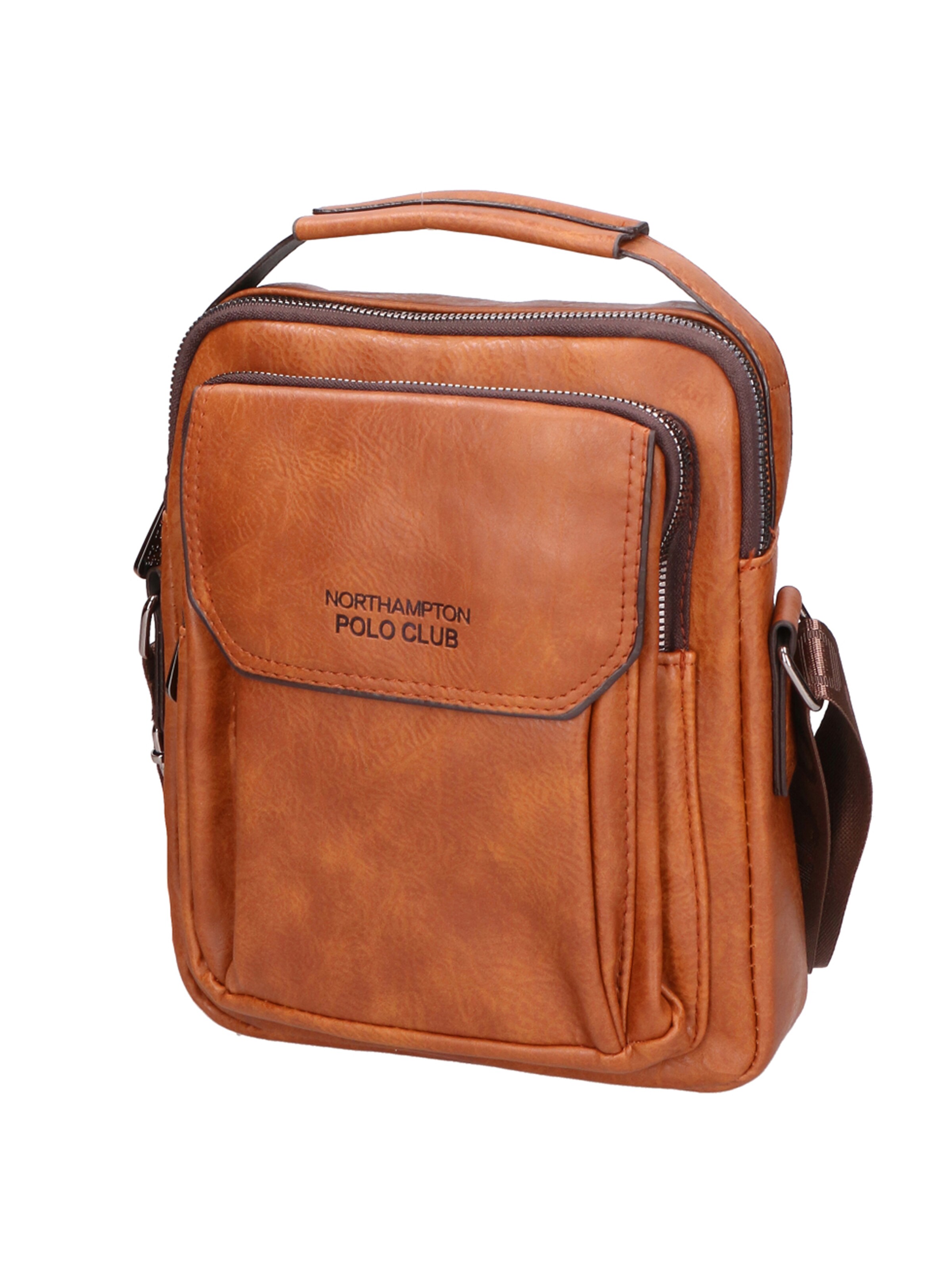 Northampton Polo Club Umhängetasche in Braun: Vorderseite