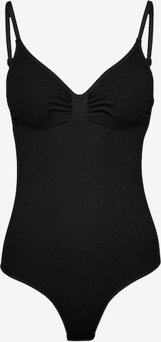 SNOCKS Shapingbody in Zwart: voorkant