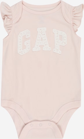 GAP - Pijama entero/body en rosa: frente