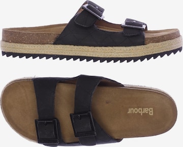 Barbour Sandalen 41,5 in Schwarz: Vorderseite