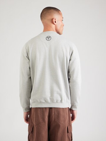 Carlo Colucci Μπλούζα φούτερ σε γκρι: πίσω