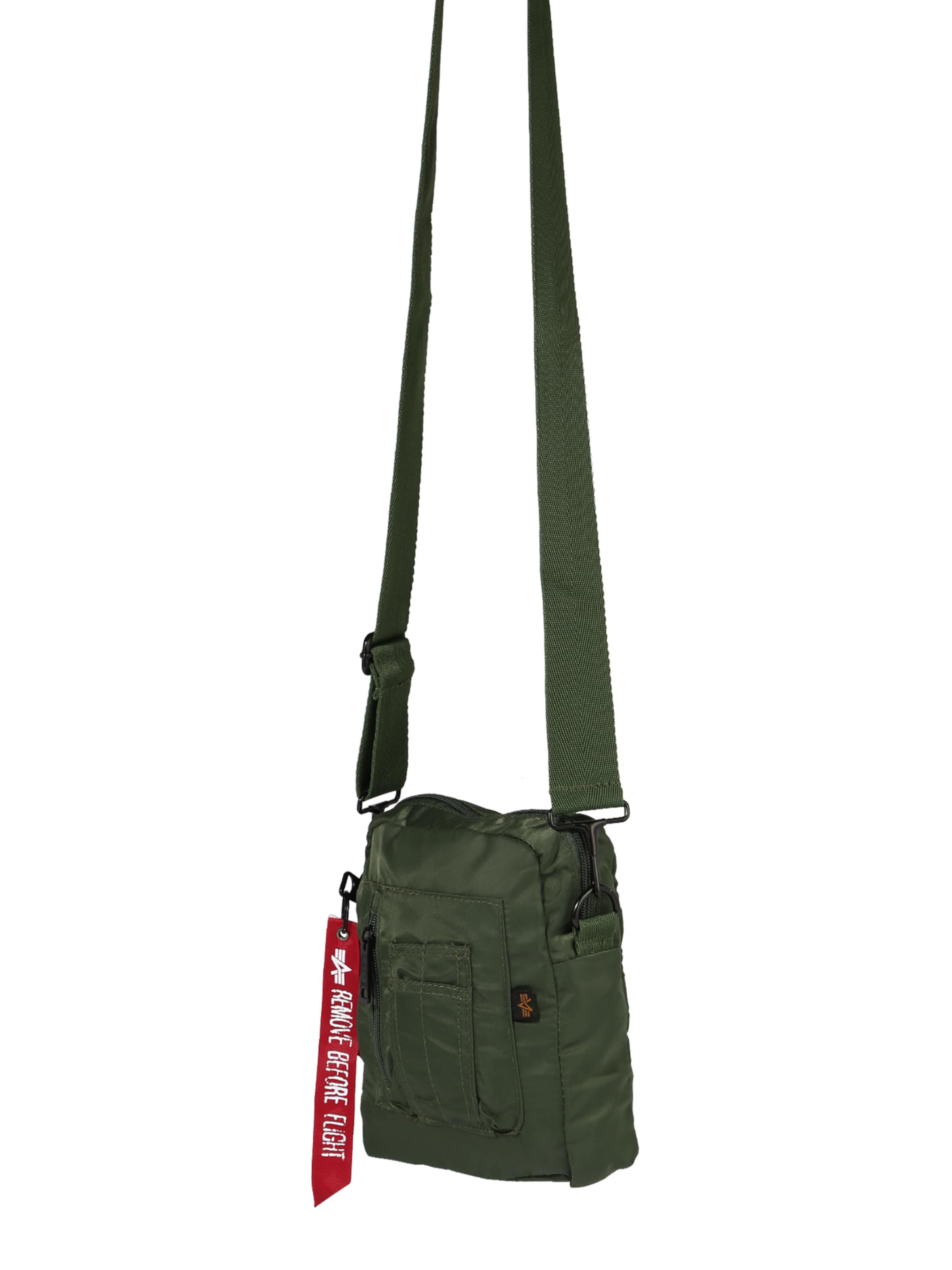 ALPHA INDUSTRIES Τσάντα ώμου σε πράσινο