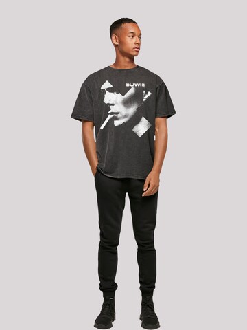 F4NT4STIC Shirt 'David Bowie Smoke' in Schwarz