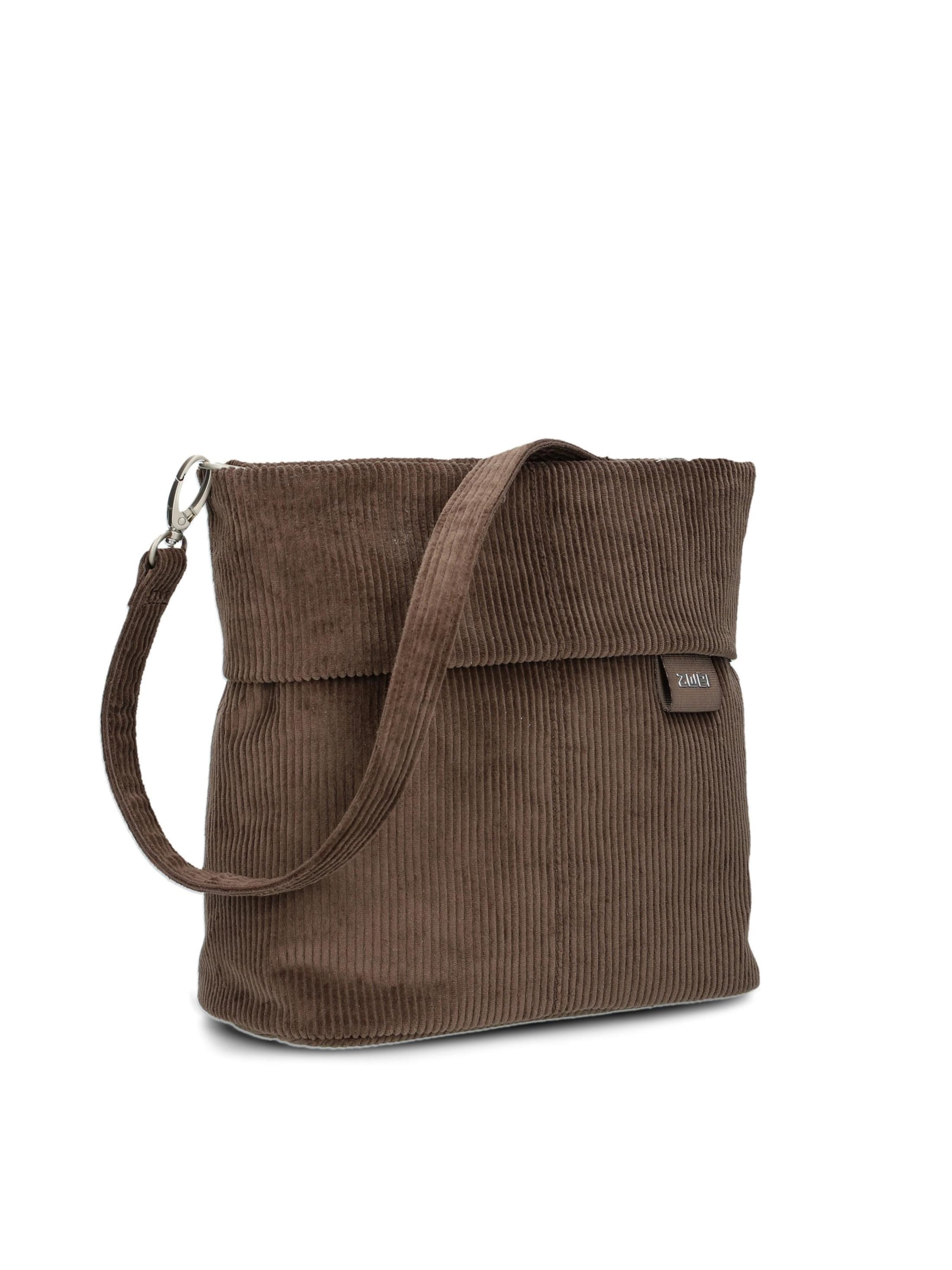 ZWEI Schoudertas 'MADEMOISELLE.M M8' in Bruin: voorkant