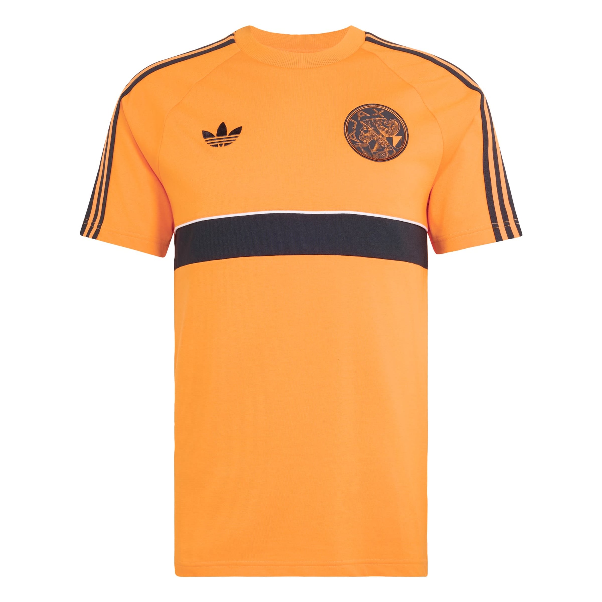 T-Shirt fonctionnel 'Ajax Amsterdam' ADIDAS PERFORMANCE en orange : devant
