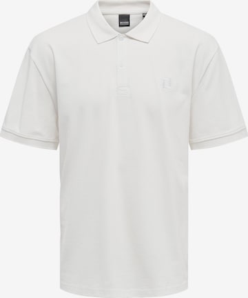 Only & Sons Shirt 'HERRISON' in White: front