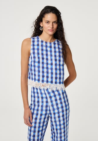 Fabienne Chapot Top in Blauw: voorkant