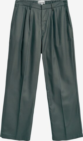 ARMEDANGELS Loose fit Pleat-Front Pants 'Cesaaros' in Grey: front