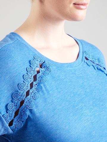 ONLY Carmakoma Shirt 'CARLIMLY' in Blue