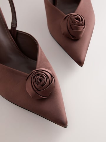 Décolleté sling 'Forever Comfort' di Next in marrone