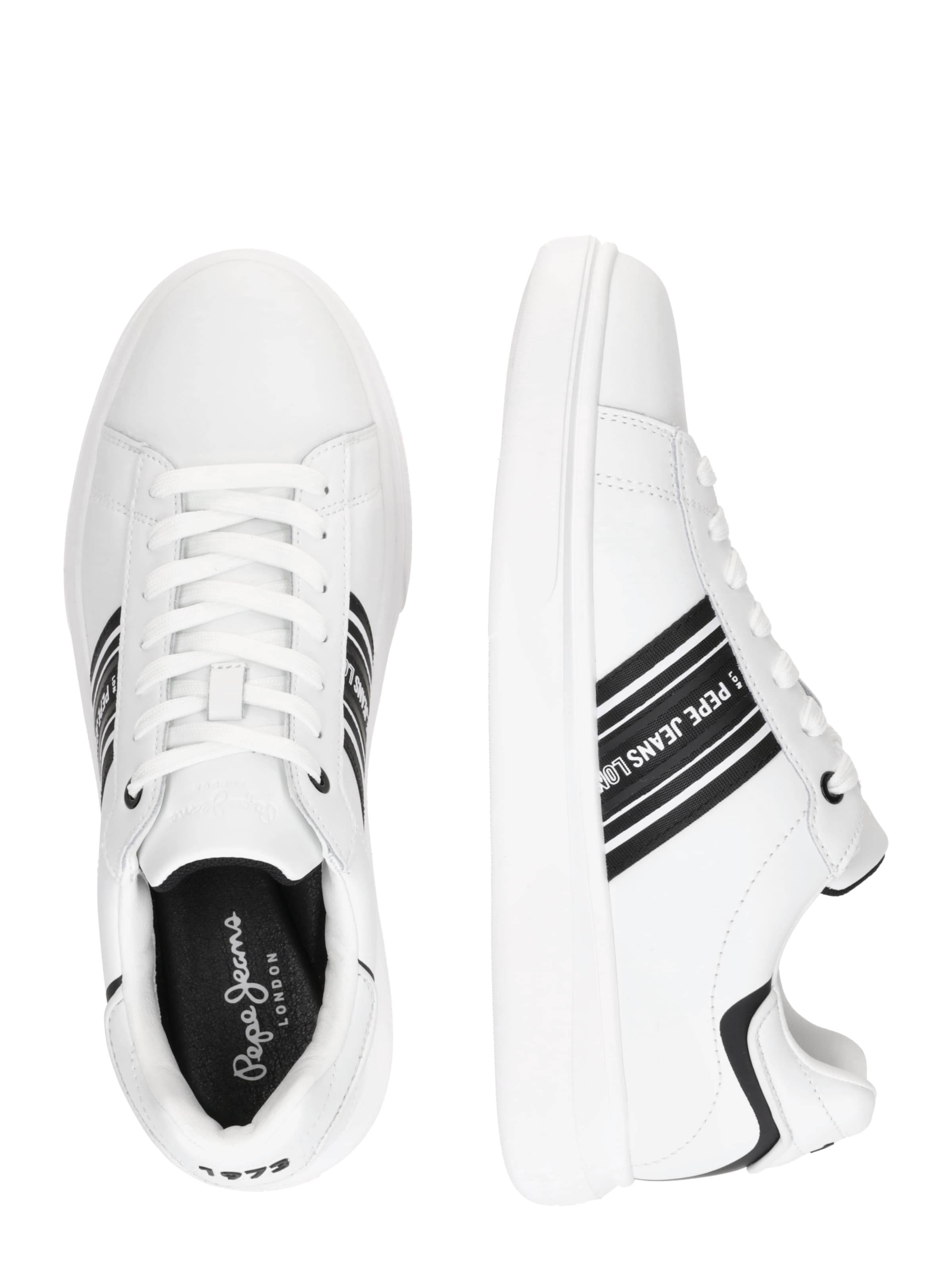 Pepe Jeans Низкие кроссовки 'EATON STREET' в Белый