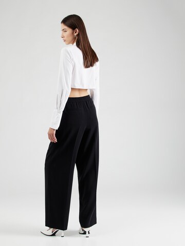 Loosefit Pantaloni con piega frontale di MICHAEL Michael Kors in nero