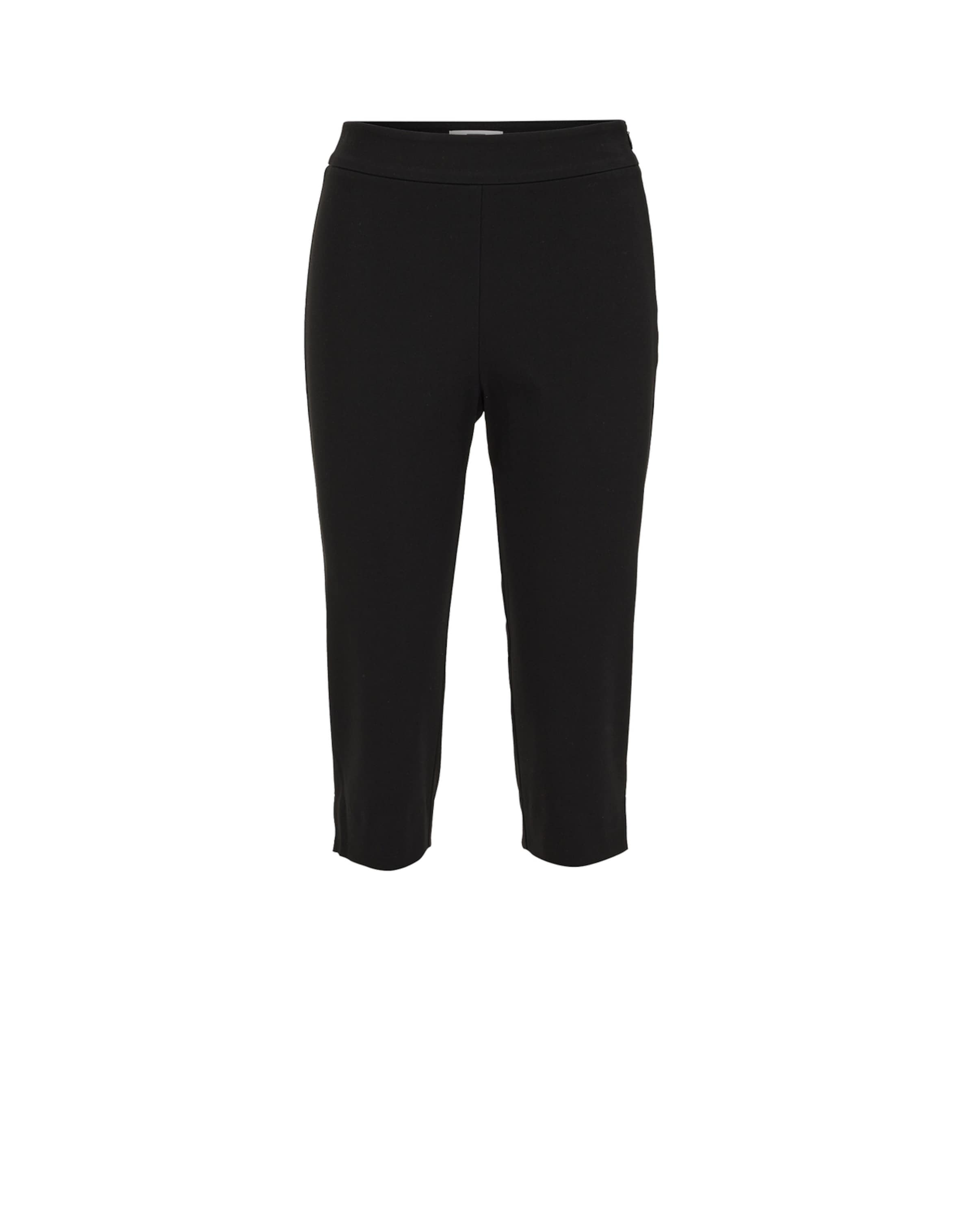 WE Fashion Slimfit Hlače | črna barva: sprednja stran