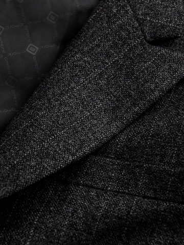 Coupe regular Veste de costume Ombre en gris