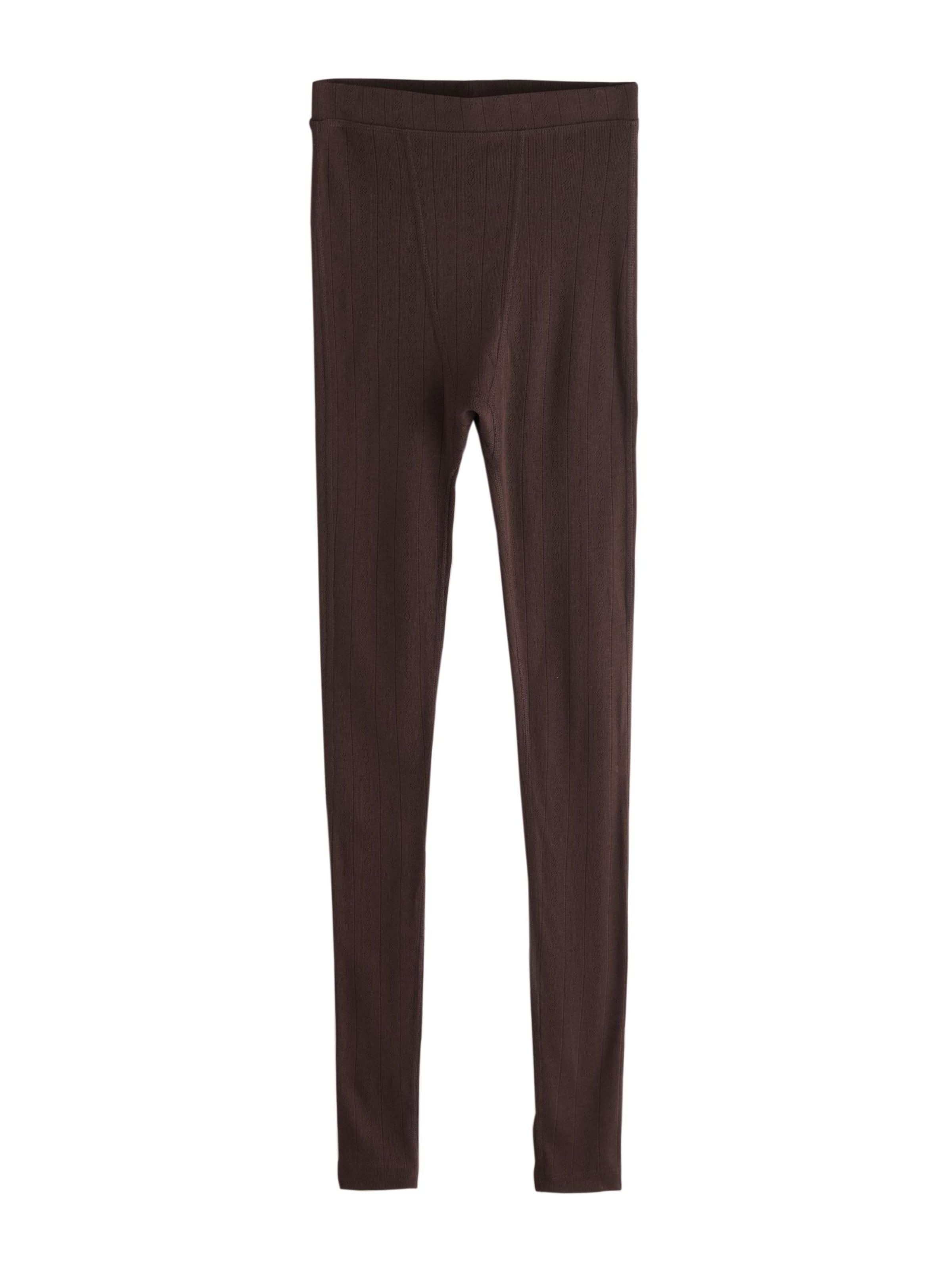 Next Skinny Leggings 'ThermoGen' in Brown: front