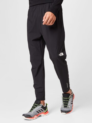 THE NORTH FACE Regular Outdoor trousers in Black: front