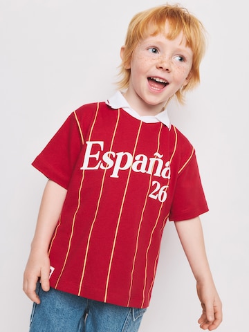 MANGO KIDS Shirt 'FIFAESB' in Rood: voorkant