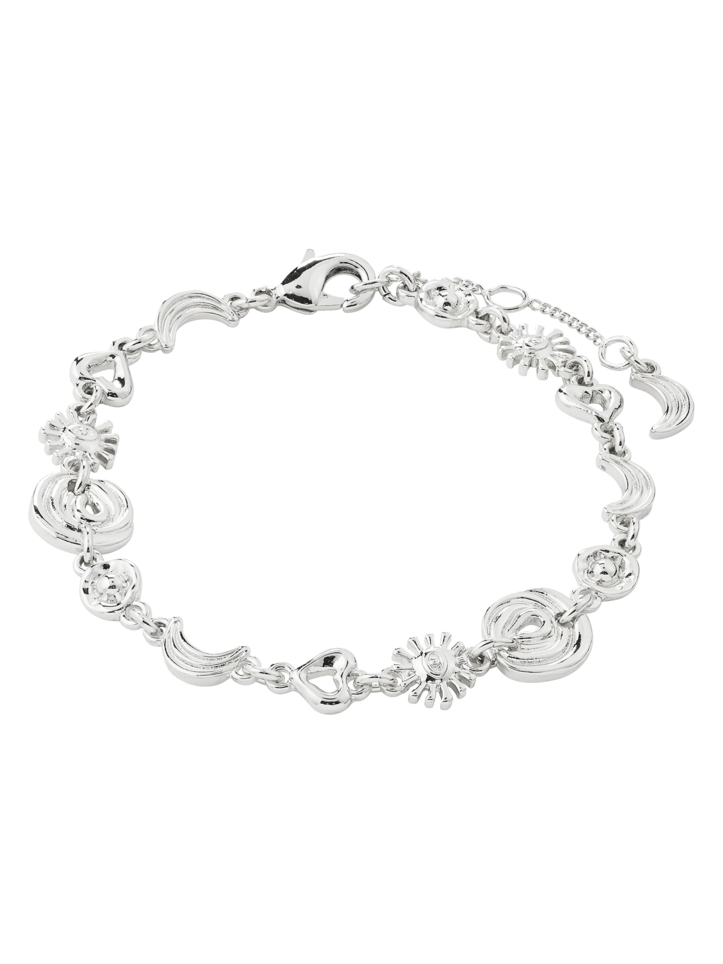 Pilgrim Armband 'Misha' in Silber: Vorderseite