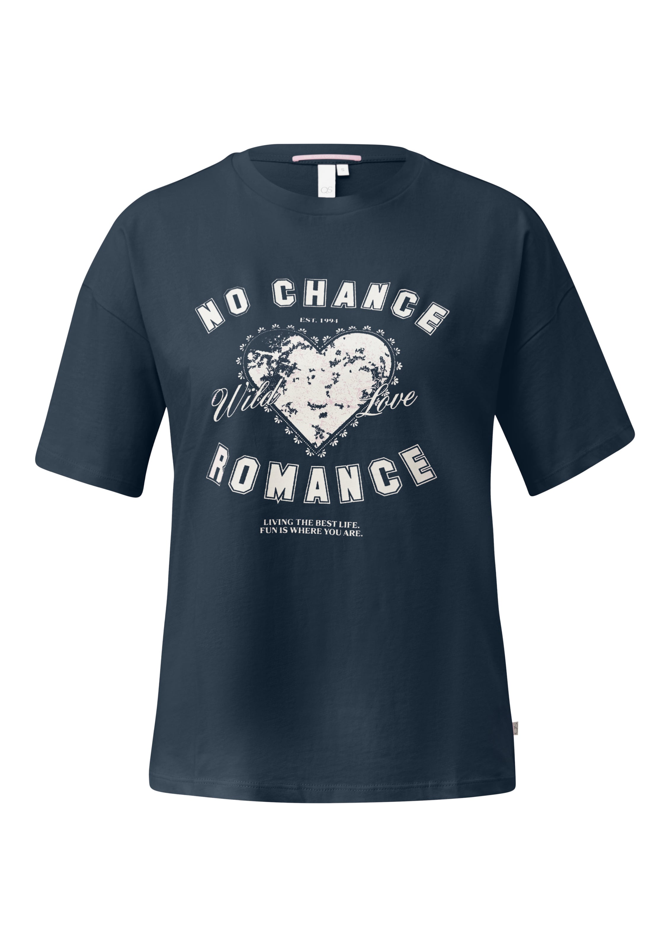 QS Majica | modra barva: sprednja stran