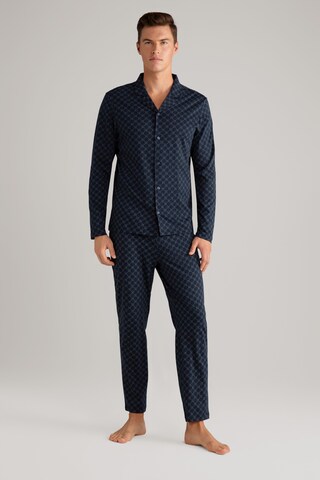 JOOP! Long Pajamas in Blue: front