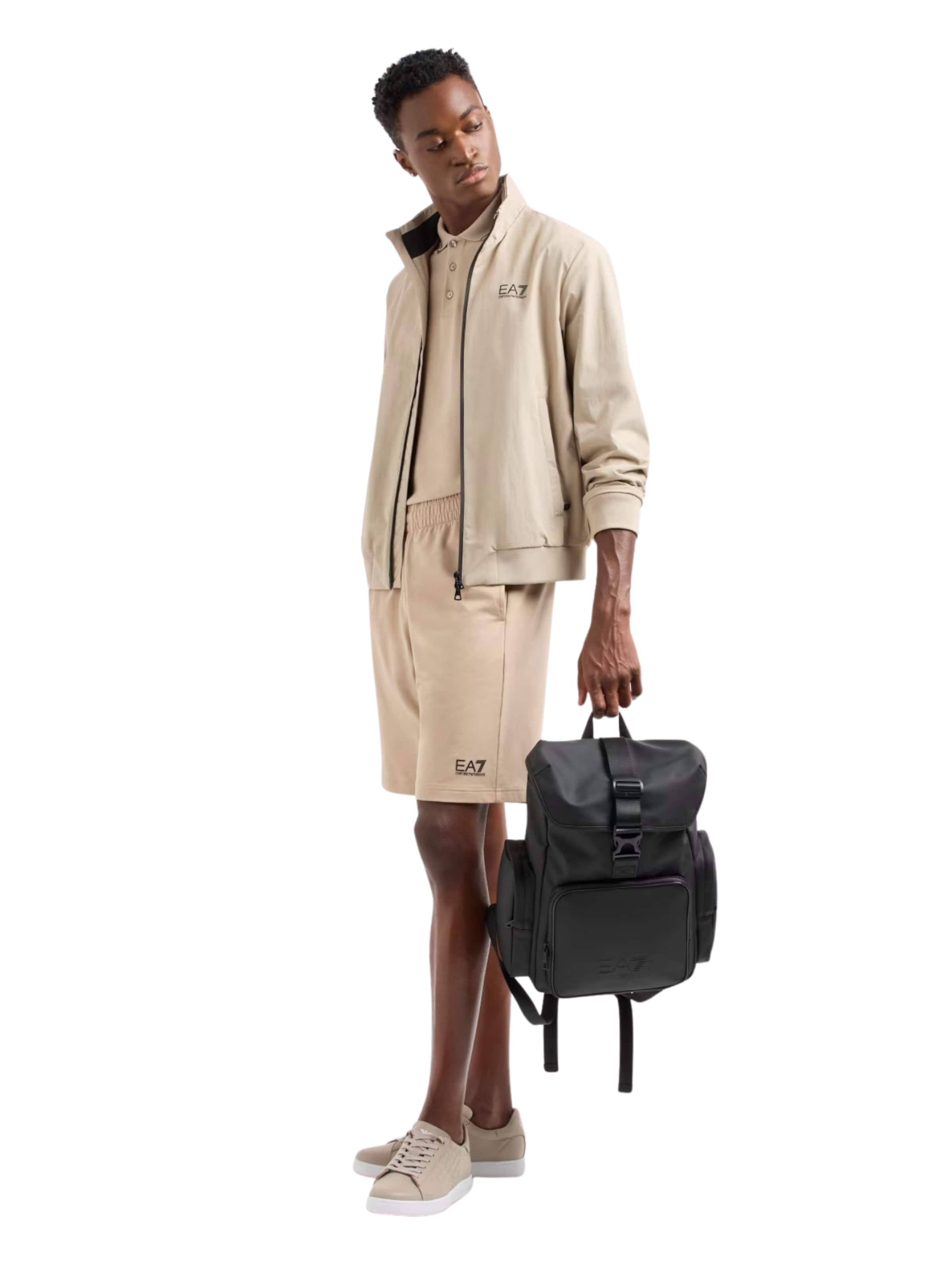 EA7 Emporio Armani Between-season jacket 'Core Identity' in Beige