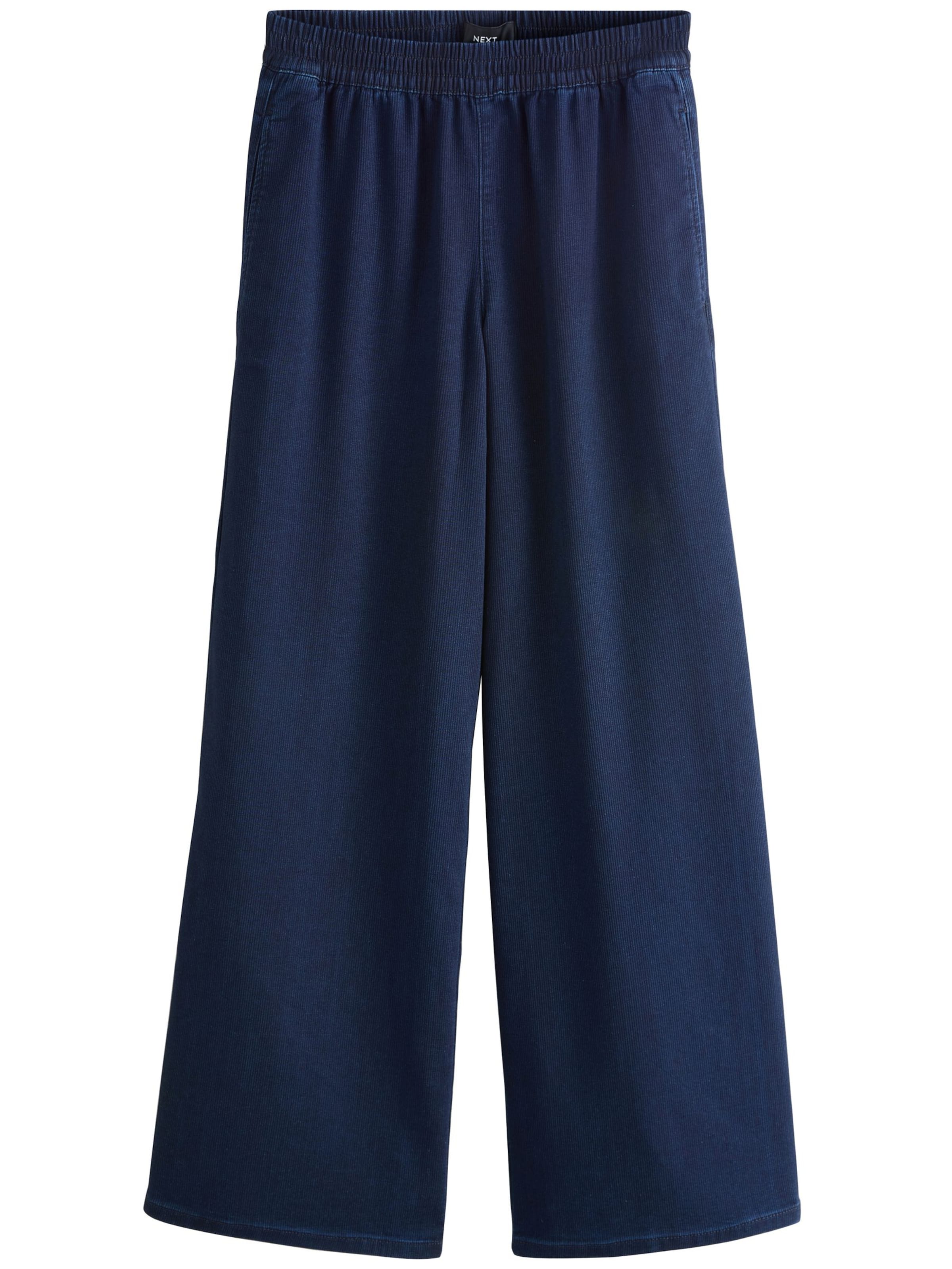 Next Wide leg Byxa i blå: framsida