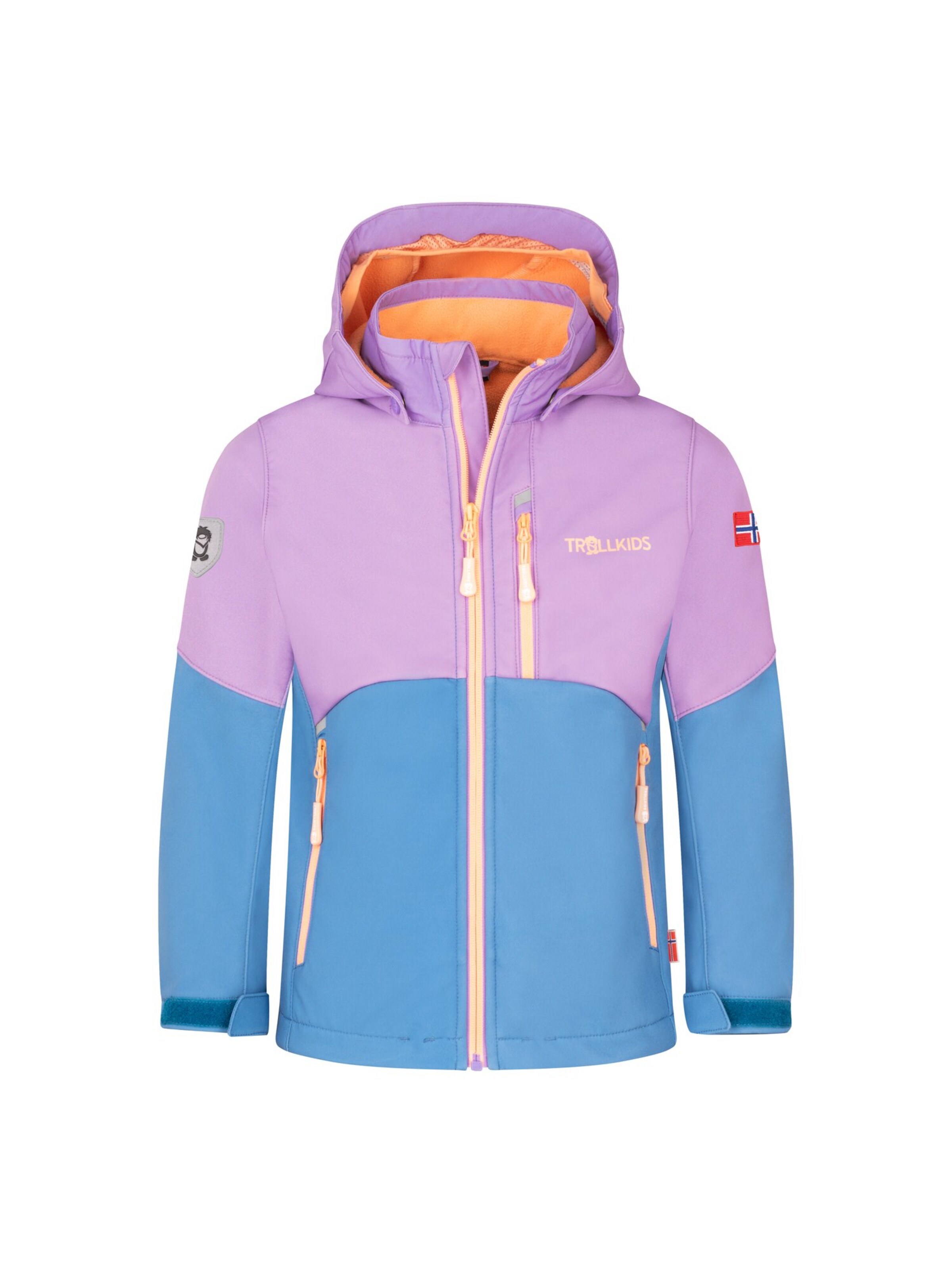 TROLLKIDS Outdoor jacket in Purple: front