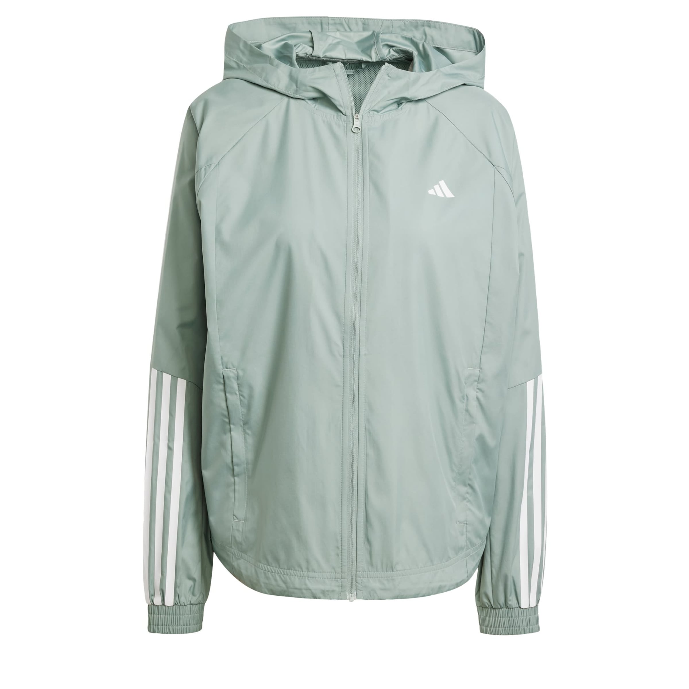 ADIDAS PERFORMANCE Sportjacke 'Hyperglam' in Grün: Vorderseite