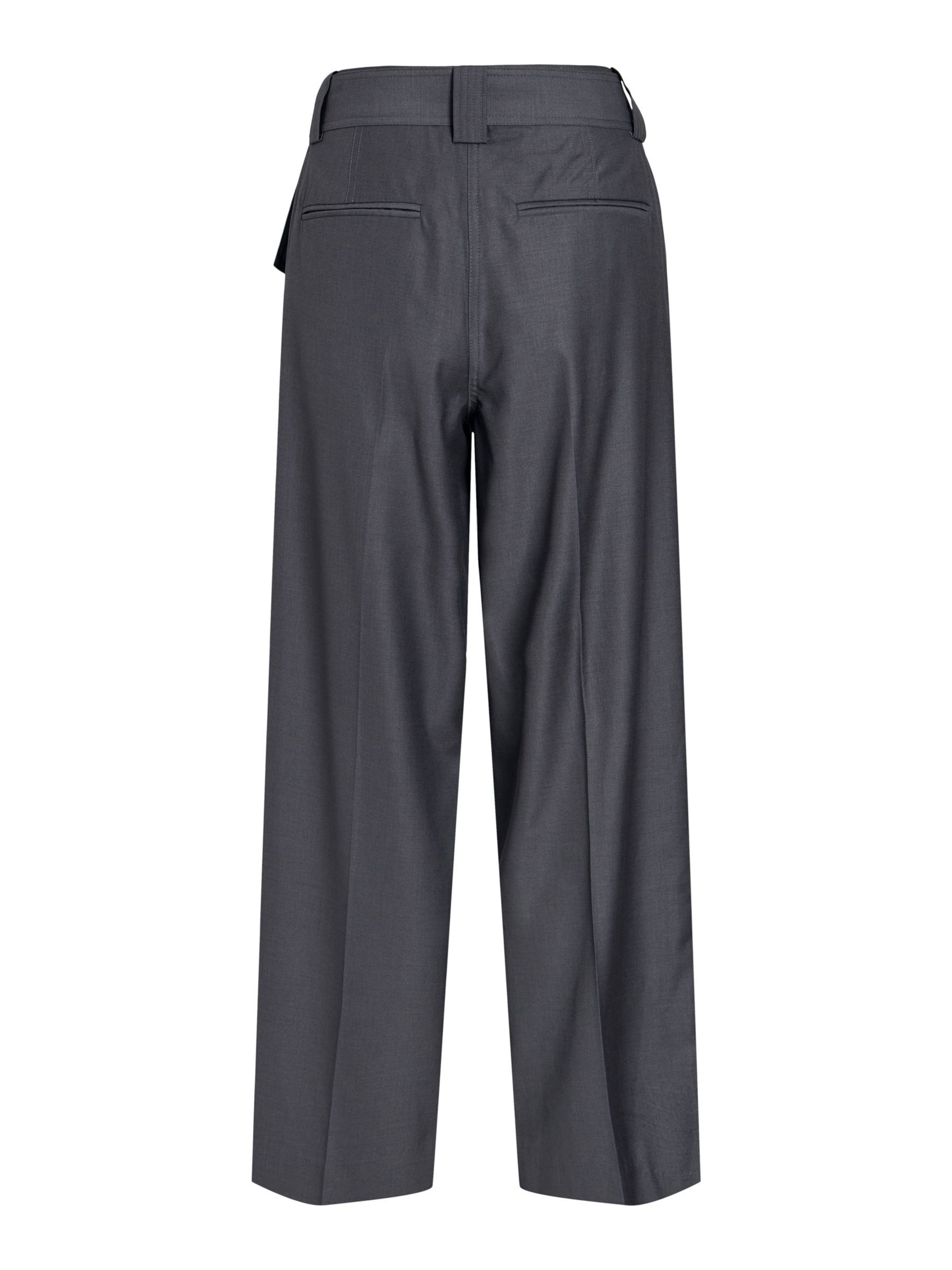 Wide Leg Pantalon ROUGE EDIT en gris