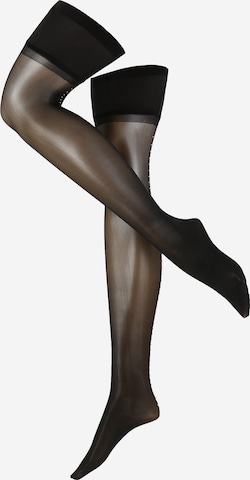 Hunkemöller Hold-up stockings 'Crystal' in Black: front