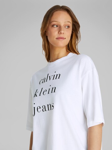 Tricou de la Calvin Klein Jeans pe alb