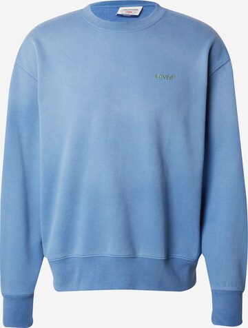 LEVI'S ® Sweatshirt 'Authentic Crewneck Sweatshirt' in Blauw: voorkant
