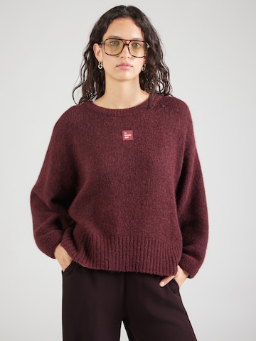 Pull-over 'EAST' AMERICAN VINTAGE en rouge : devant