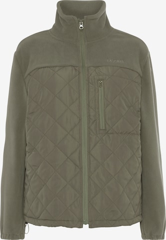 LASCANA Fleece Jacket in Green: front