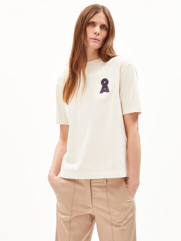 ARMEDANGELS T-Shirt 'Tarjaa' in Beige: Vorderseite
