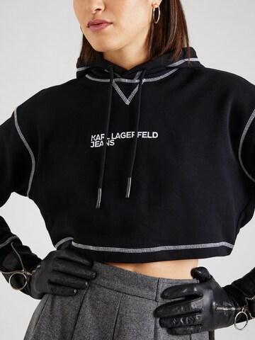 KARL LAGERFELD JEANS Sweatshirt in Black