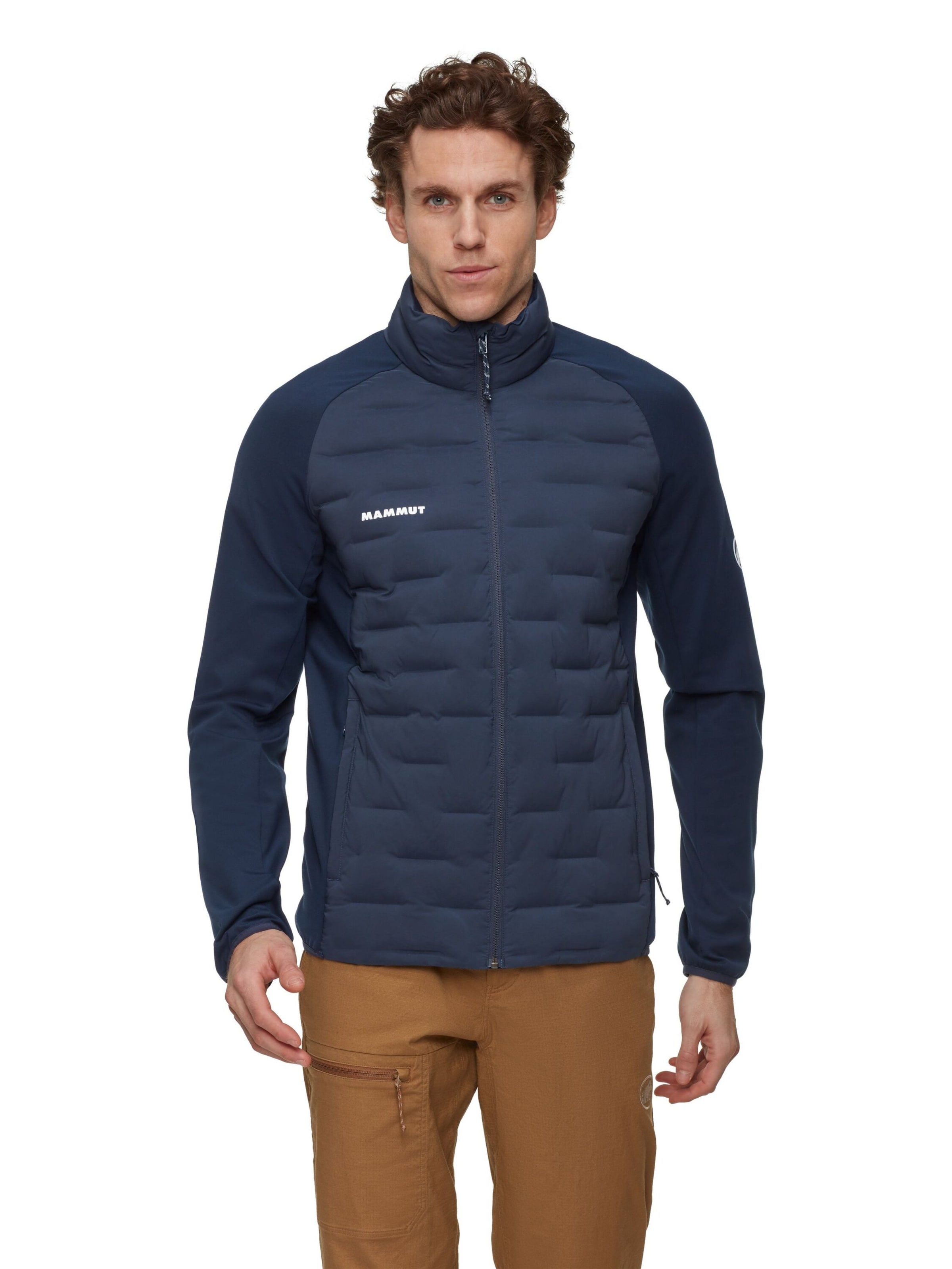 MAMMUT Outdoor jacket in Blue: front