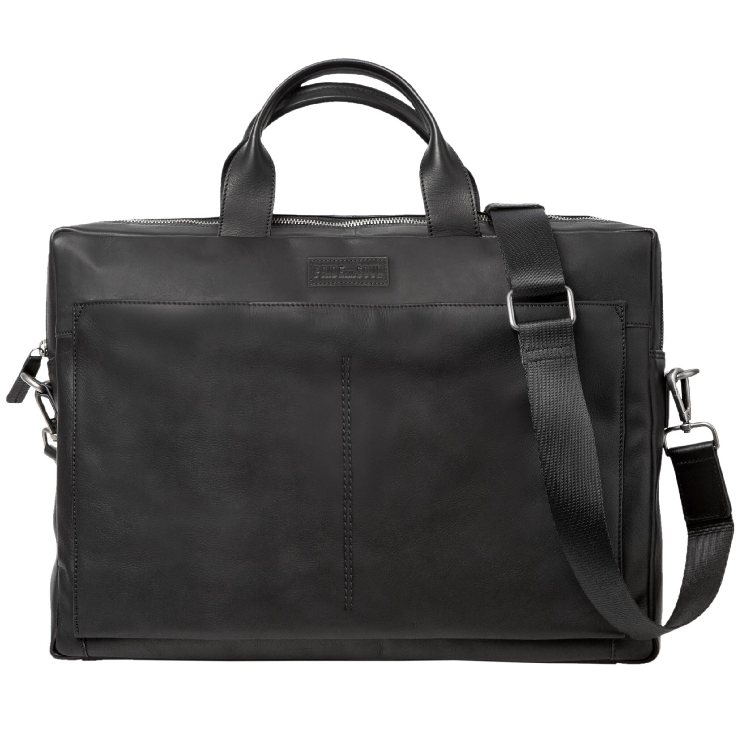 Pride and Soul Document bag in Black: front