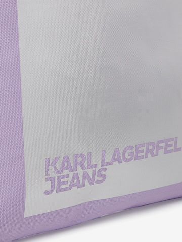 KARL LAGERFELD JEANS Μεγάλη τσάντα σε λιλά